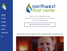 Tablet Screenshot of northwestfloatcenter.com